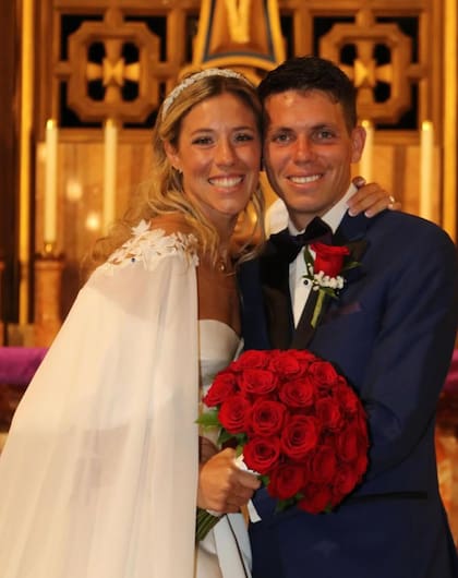 Matías Pourrain está casado con Stefania Almandoz