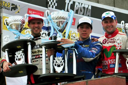Matías Rodríguez en su primer triunfo en el TC