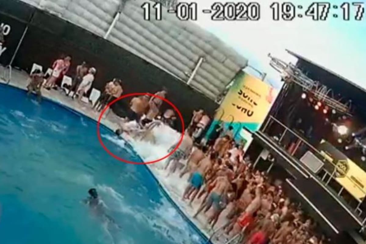 Matías Rodriguez tiene 19 años, se tiró de la cabeza a la pileta y no puso las manos. Está en coma y "esperan un milagro".