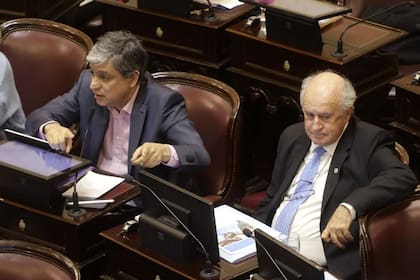 Matías Rodríguez y Oscar Parrilli