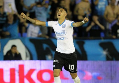 Matías Suárez lleva dos goles en 13 partidos con Belgrano en la presente Superliga
