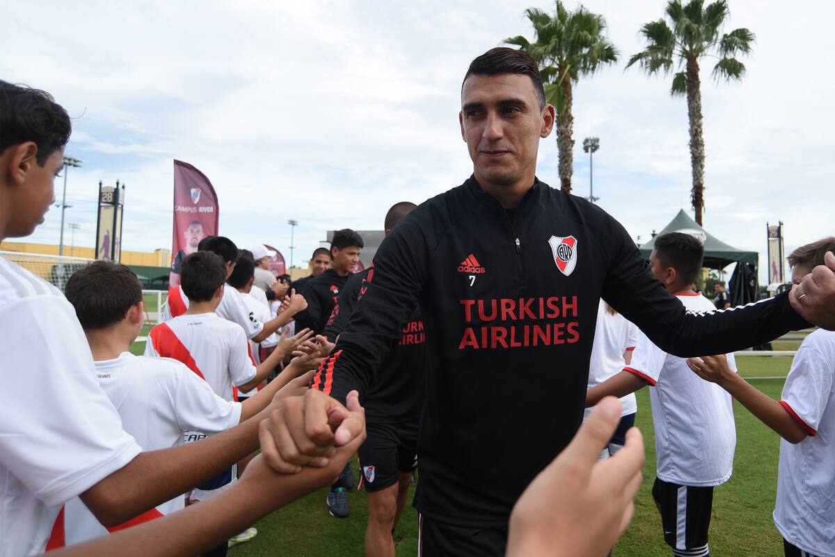 Matías Suárez todavía no sabe si podrá jugar el primer partido ante Atlético Mineiro, por los cuartos de final de la Copa Libertadores