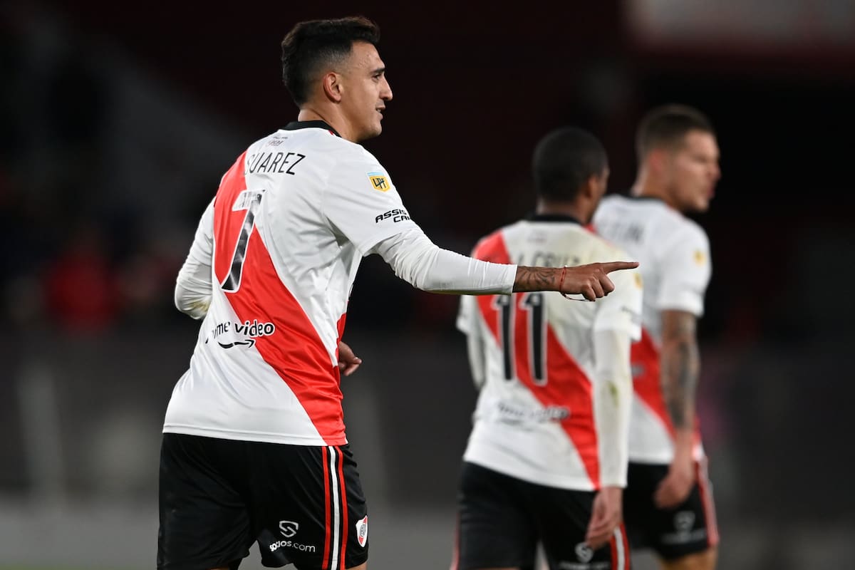 Matías Suárez, un delantero diferente que aunque juegue pocos minutos se las arregla para darle un plus a River