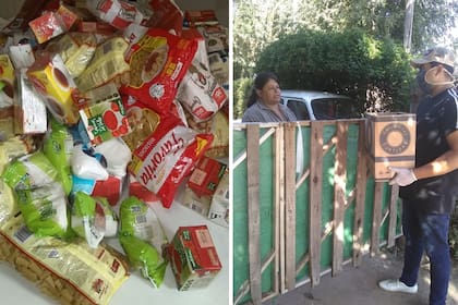 Matías y el contenido de las cajas