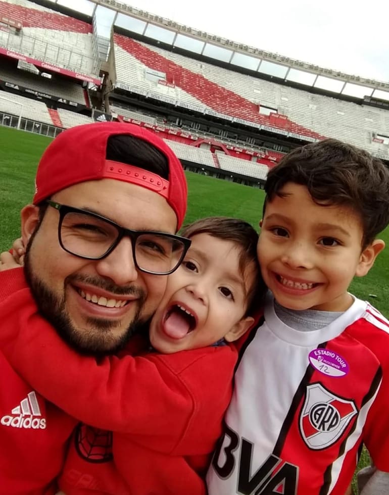 Matías y ese encuentro tan anhelado con sus hijos.