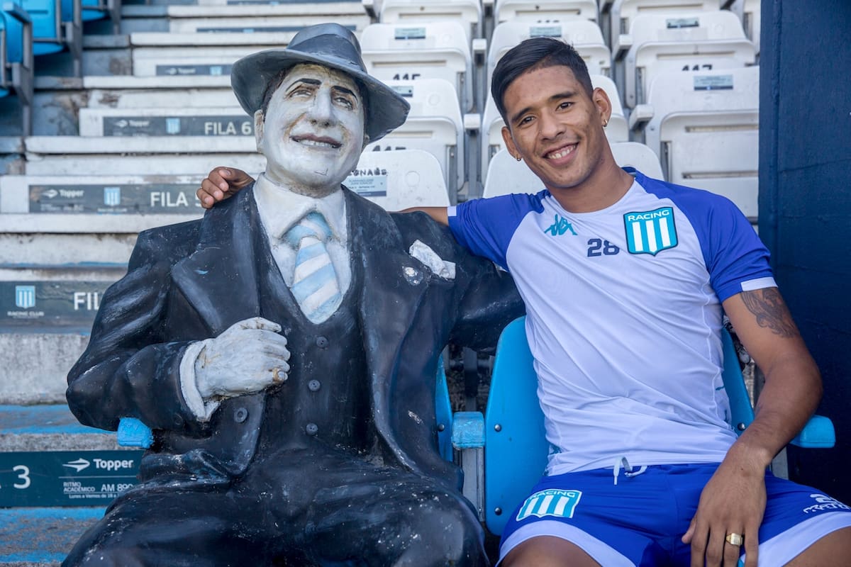 Matías Zaracho, flamante campeón con Racing