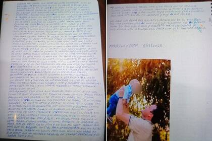 Mató a su hijo de cuatro años y se suicidó: la carta donde anunció su cruel plan