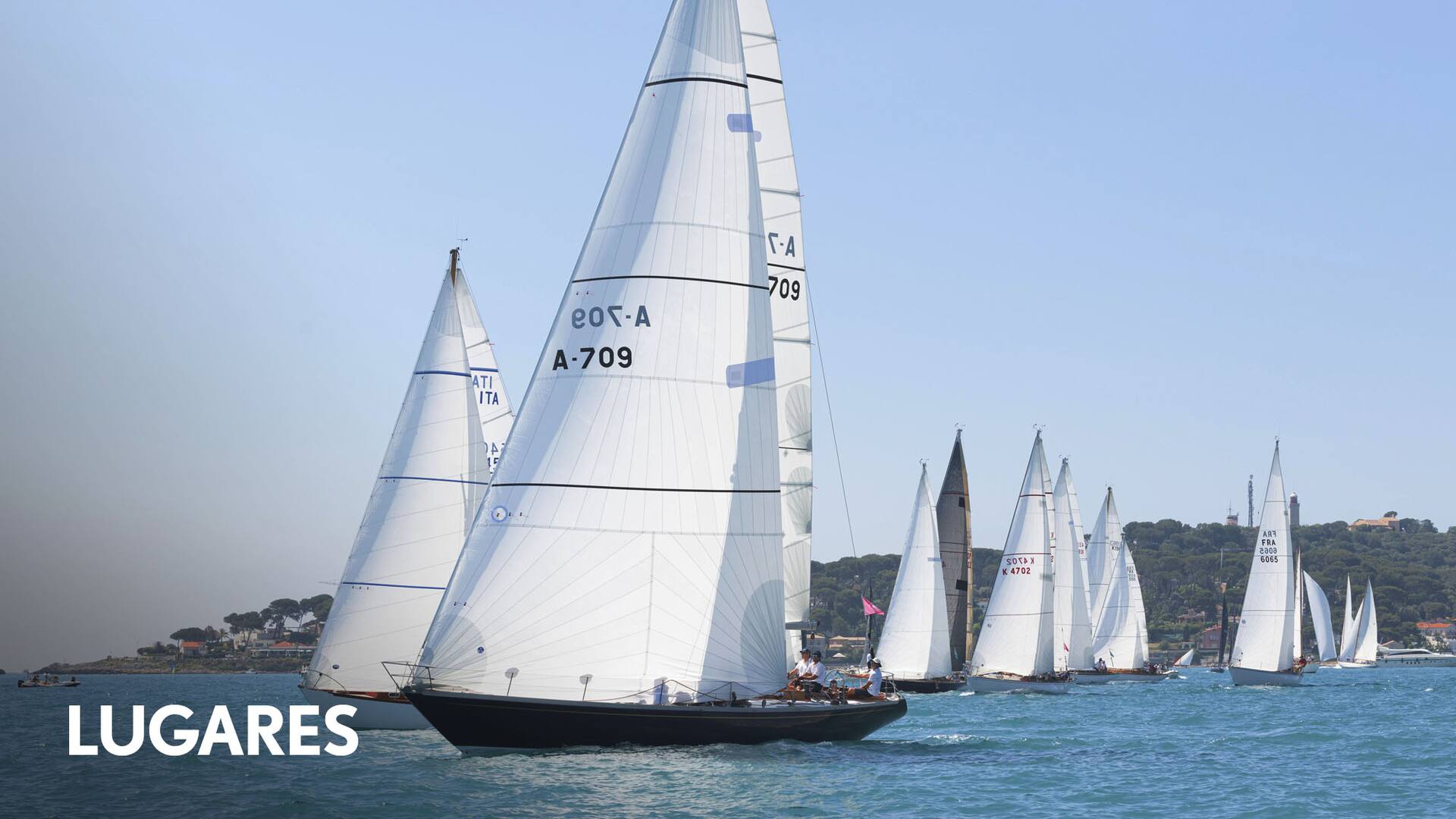 El Matrero sobre la costa de Antibes, en la regata de 2023.