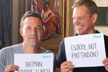 La broma de Matt Damon a Ben Affleck por perder el papel de Batman ante Robert Pattinson
