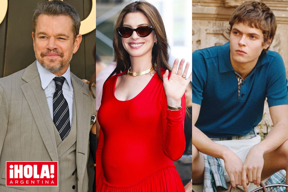 Matt Damon, Anne Hathaway y Moses Martin