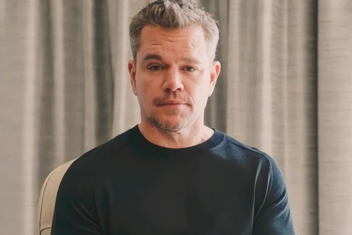 Matt Damon contó la historia de su gato y cómo llegó a su vida (Foto Instagram @matt_damon_official)