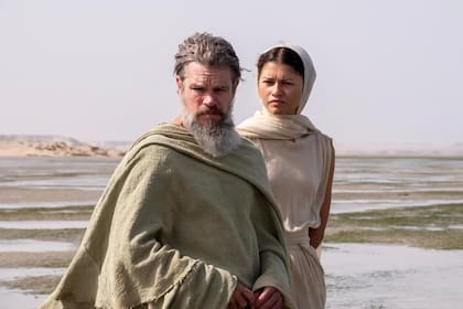 Matt Damon interpreta a Odiseo y Zendaya a Atenea