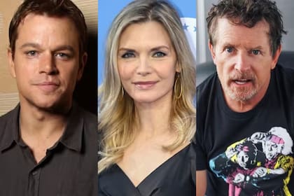 Matt Damon, Michelle Pfeiffer y Michael Fox rechazaron importantes papeles a lo largo de su carrera (Foto: Archivo / Joel C Ryan - Invision / Instagram @realmikejfox)