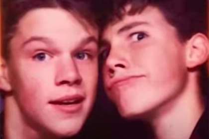 Matt Damon y Ben Affleck al comienzo de su amistad