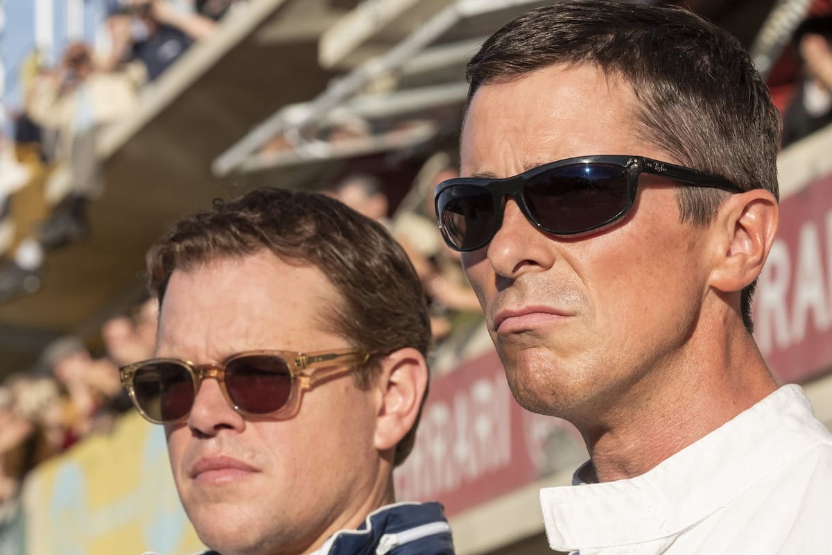 Matt Damon y Christian Bale como Carroll Shelby y Ken Miles, en la película de James Mangold