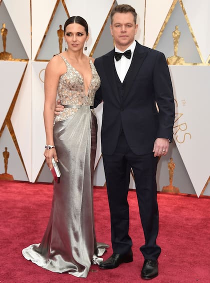 Matt Damon y Lucía Barroso