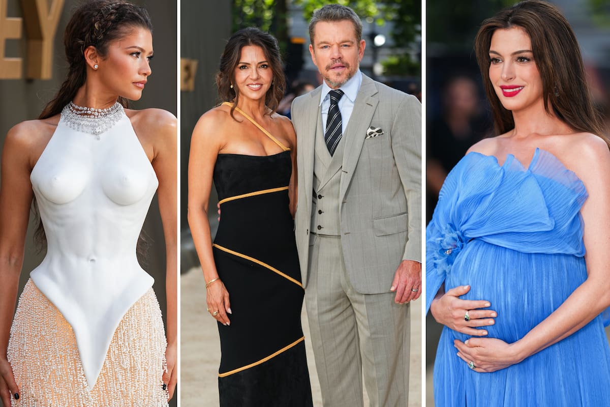 Matt Damon, Zendaya y Anne Hathaway, tres figuras que dieron que hablar en Londres en la alfombra roja del film La Odisea