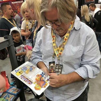 Matt Groening, el creador de Los Simpson, también cayó rendido a los pies del argentino Matías Kalaka
