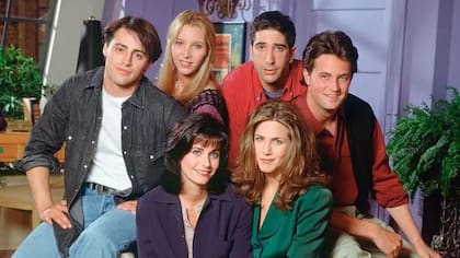 Matt LeBlanc, Lisa Kudrow, Courteney Cox, Jennifer Aniston, David Schwimmer y Matthew Perry, los seis protagonistas de la exitosa Friends
