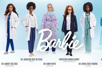 Mattel creó seis muñecas inspiradas en mujeres que se desempeñan en ciencia, tecnología, ingeniería y matemáticas