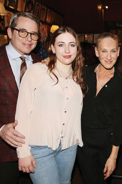 Matthew Broderick y Sarah Jessica
Parker con su hija Marion Loretta