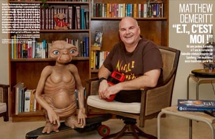 Matthew DeMeritt hoy: “E.T., ¡soy yo!”
