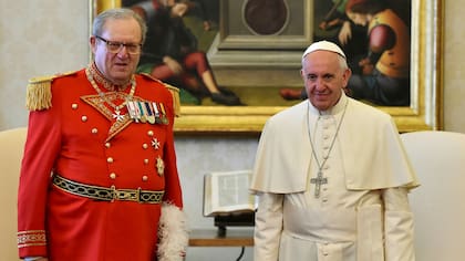 Matthew Festing y el Papa