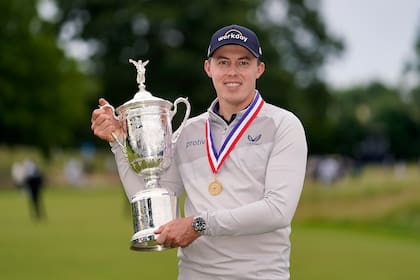 Matthew Fitzpatrick, campeón del US Open de golf.