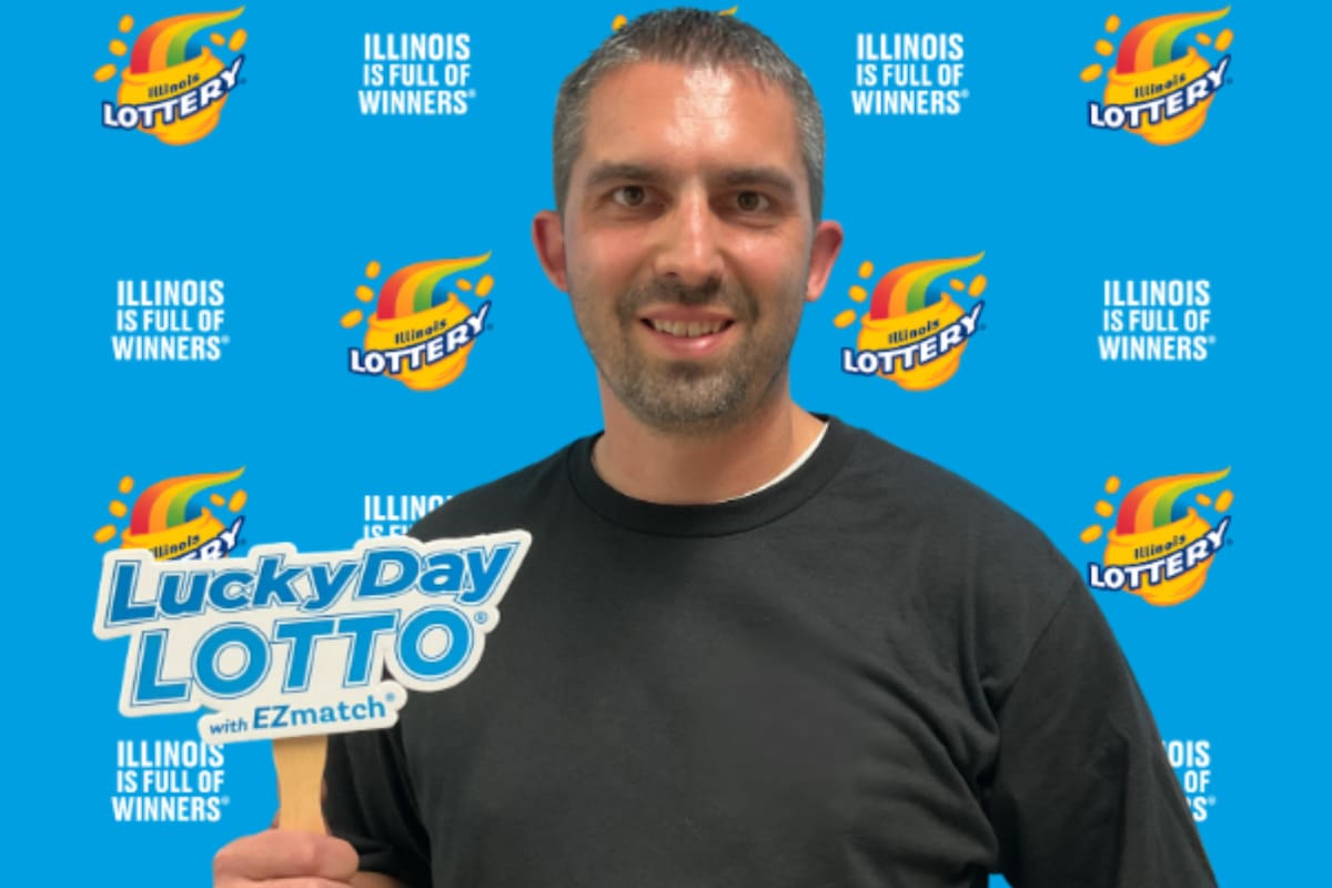 Matthew ganó US$550 mil en Illinois con un boleto digital desde su celular