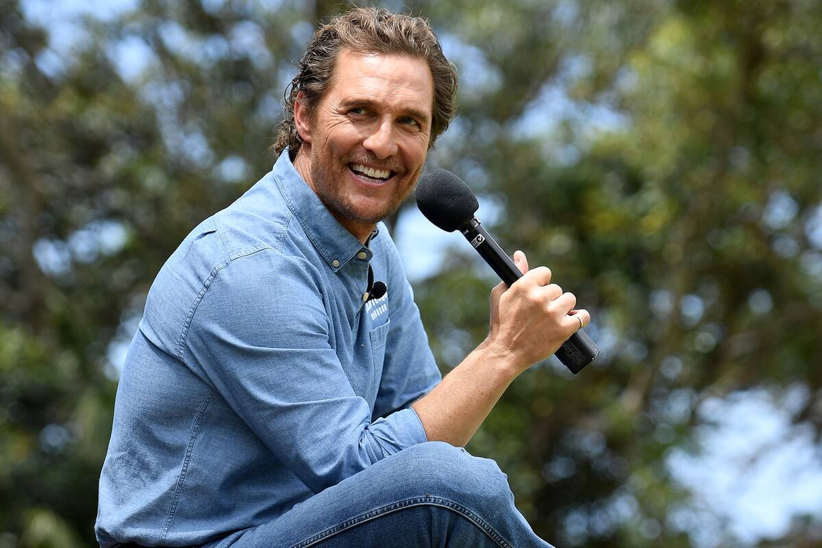Matthew McConaughey, en su reciente visita a Australia