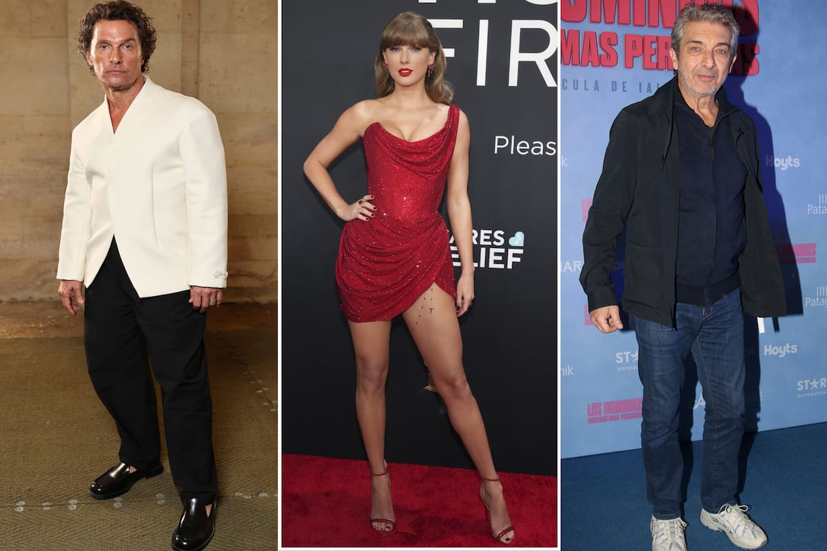 Matthew McConaughey, Taylor Swift y Ricardo Darín