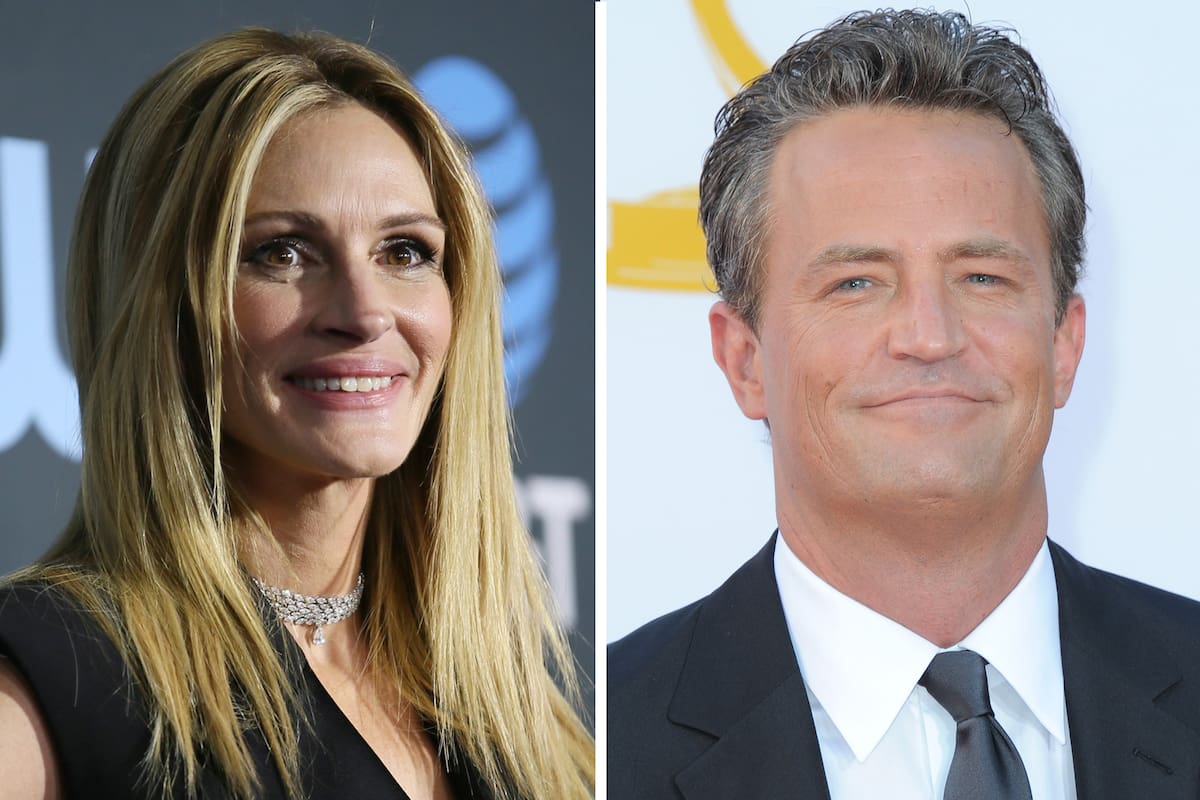 Matthew Perry habló sobre su romance con Julia Roberts y reveló por qué rompió con ella: “Era demasiado para mí”y