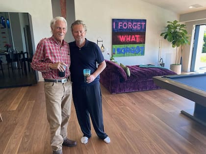 Matthew Perry junto a su padre John