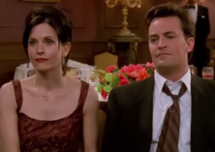 Matthew Perry y Courteney Cox fueron Chandler Bing y Monica Geller en Friends y se convirtieron en una de las parejas de ficción más icónicas