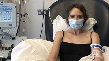 Mattie tenía 23 años cuando le diagnosticaron un tipo raro de cáncer de sangre
