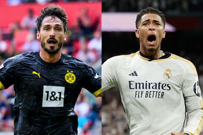 Matts Hummels y Jude Bellingham, dos de las grandes figuras de Borussia Dortmund y Real Madrid, serán titulares en la final