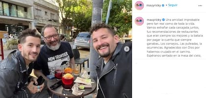 Mau y Ricky recordaron con cariño a Gerardo Rozín (Crédito: Instagram/@mauyricky)