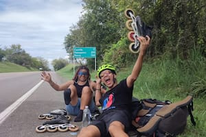 Maure y Oscar son conocidos como los Parceros Mochileros (Foto: Gentileza Parceros Mochileros)