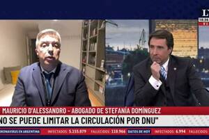 Mauricio D'Alessandro y Eduardo Feinmann discutieron por la situación legal de la clienta del primero, Stefanía Domínguez, una de las personas que visitaron Olivos para el cumpleaños de la primera dama
