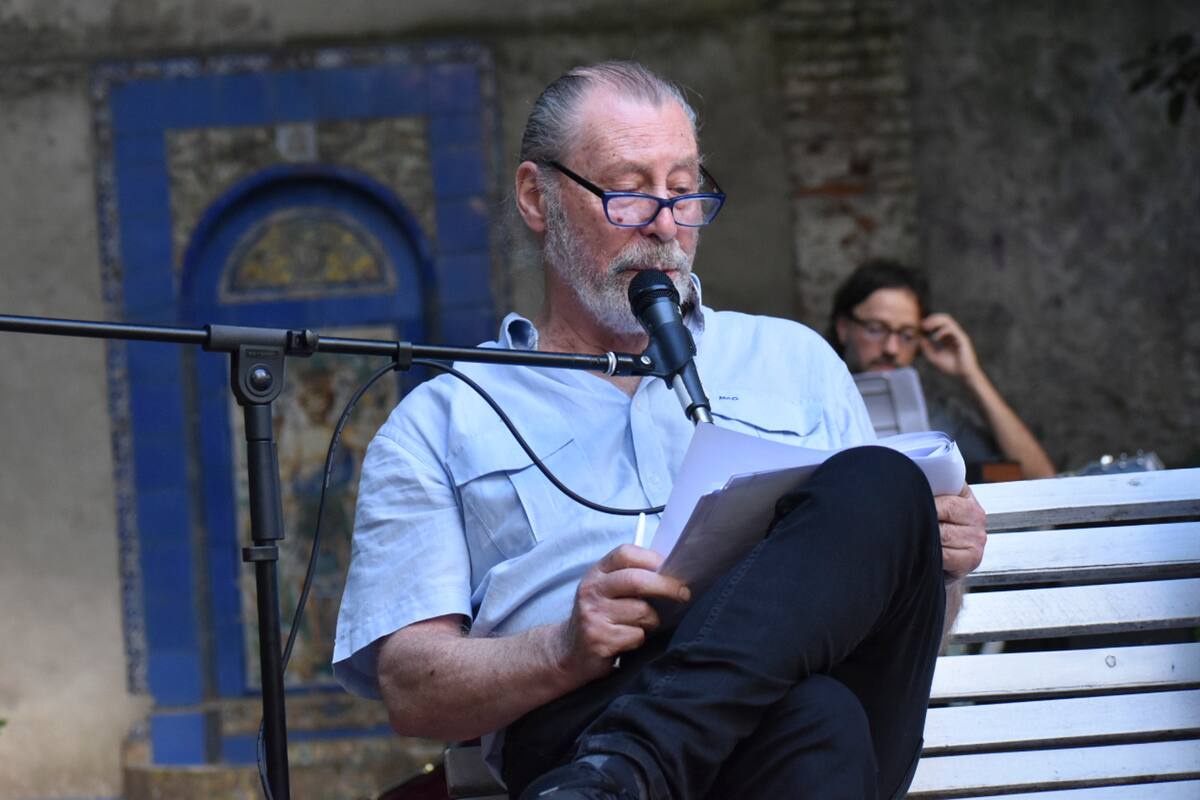 Mauricio Kartun, en la lectura de La tempestad