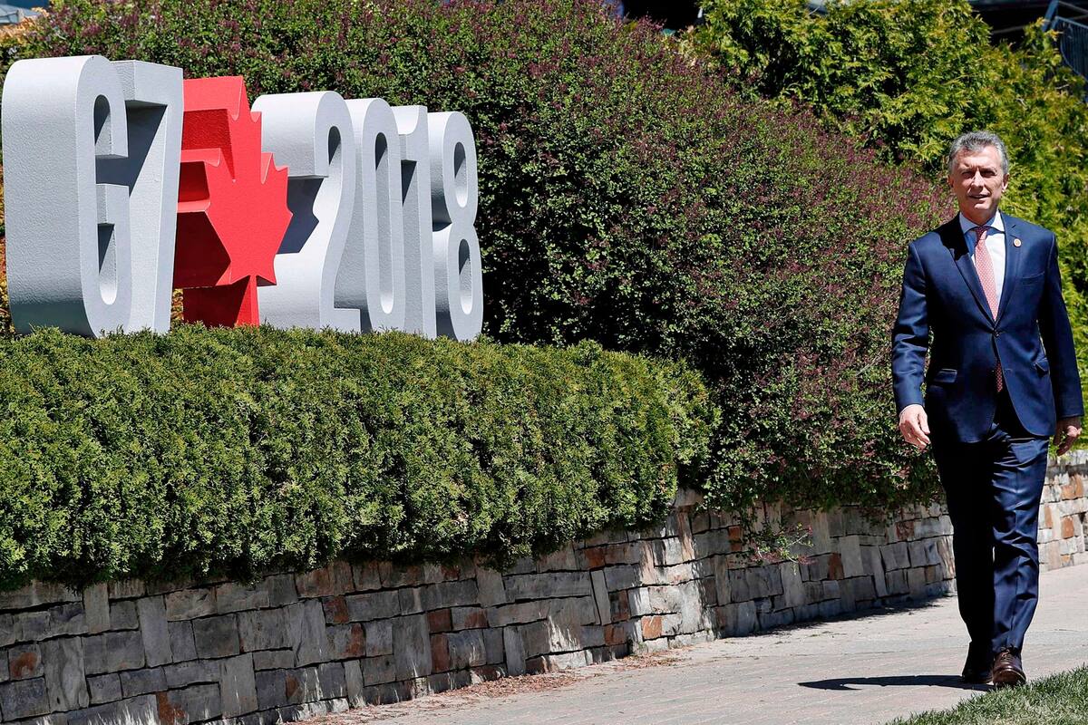 Mauricio Macri asiste a la cumbre del G-7 en Canadá