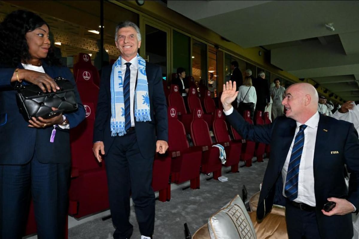 Mauricio Macri asistió al triunfo de la Argentina sobre México