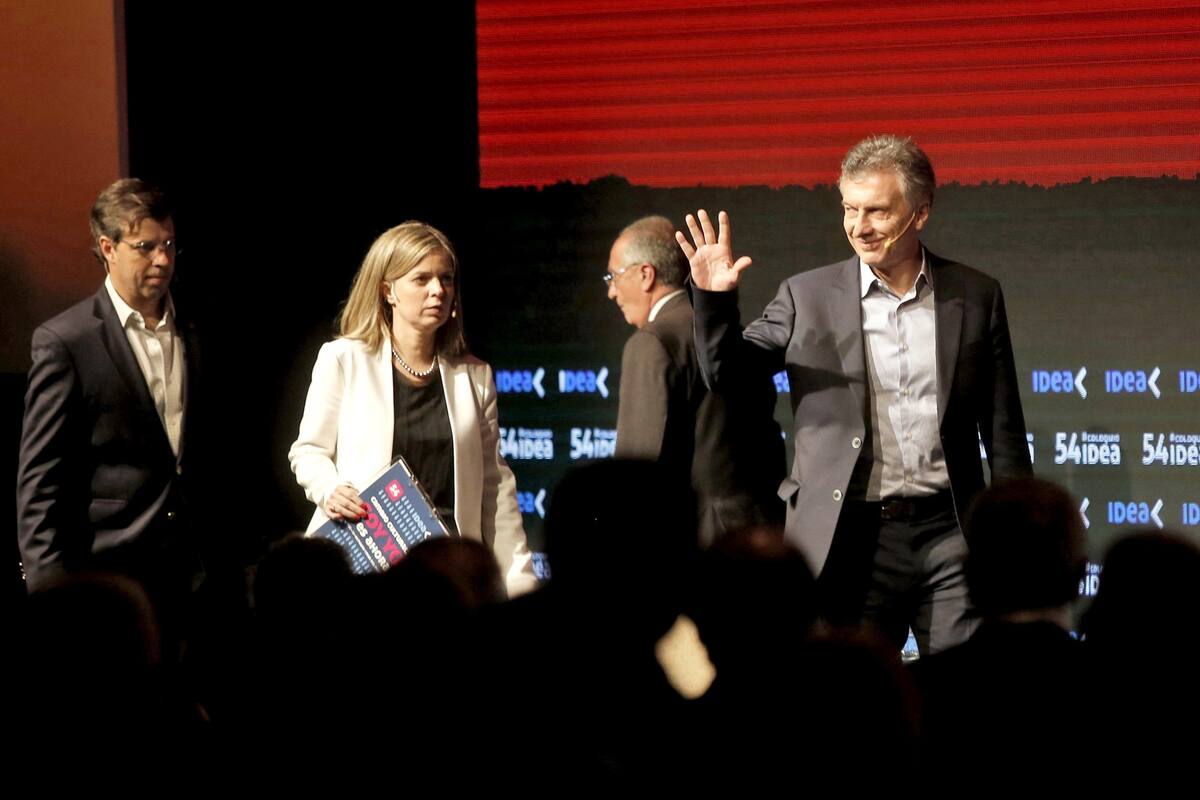 Mauricio Macri cerró ayer el encuentro con los empresarios y destinó críticas al kirchnerismo