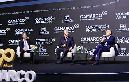 Mauricio Macri cierra la Conversación Anual de Camarco junto al ex presidente colombiano Iván Duque.