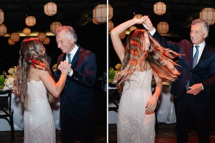 Mauricio Macri compartió el típico baile de padre e hija con Antonia