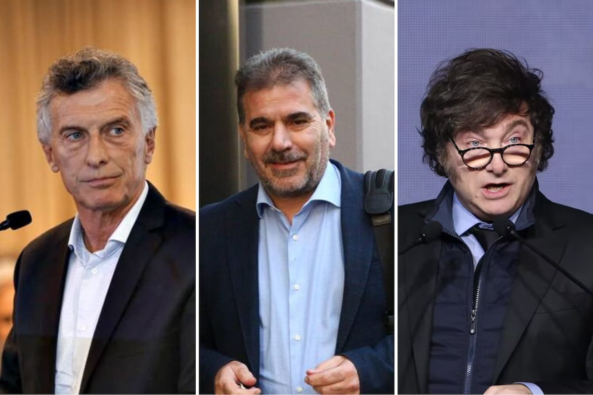 Mauricio Macri, Cristian Ritondo y Javier Milei