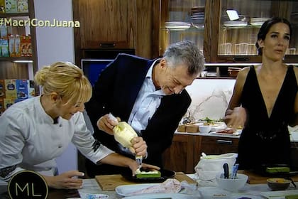 Mauricio Macri demostró que no es habilidoso para la gastronomía