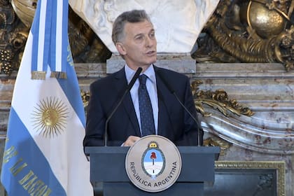 Mauricio Macri durante la conferencia luego de la Cumbre del g20