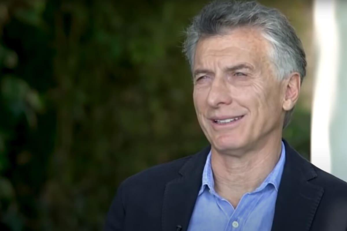 Mauricio Macri, durante la entrevista que le concedió días atrás a LN+