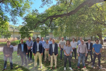 Mauricio Macri, durante la reunión con los referentes de La Territorial